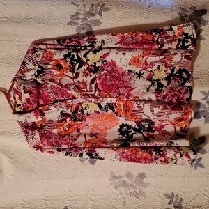 Dana Buchman colorful and fun blouse. XL Pink